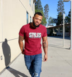 Cranberry "RED" Embroidered T-Shirt image 0