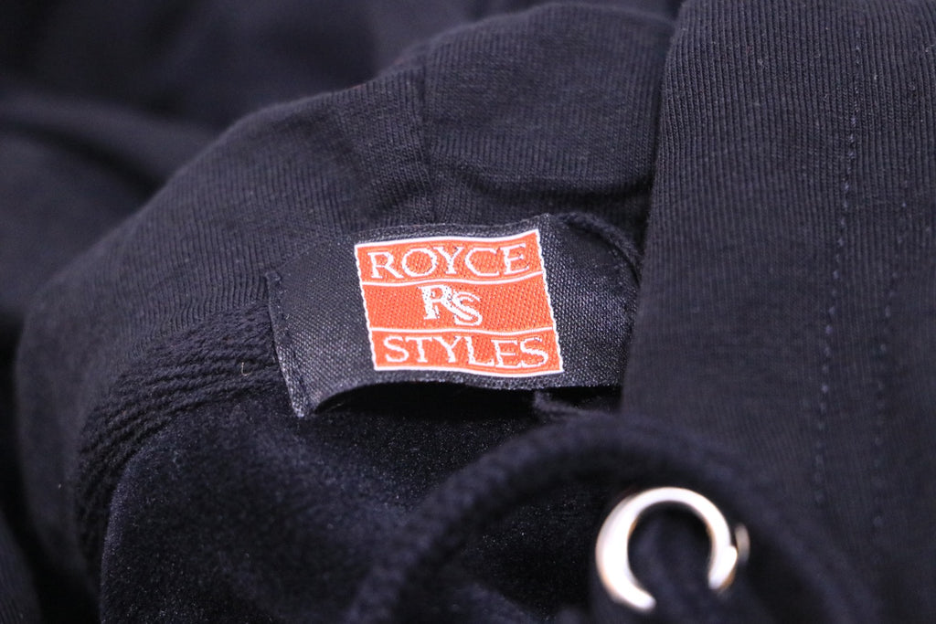 Black Embroidered  Hoodie image 10