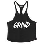 Black "GRIND" Stringer Tank top image 1