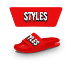 Red Air bubble Slippers image 1