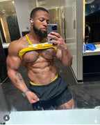 Yellow "GRIND" Stringer Tank top image 4