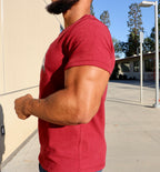 Cranberry "RED" Embroidered T-Shirt image 8