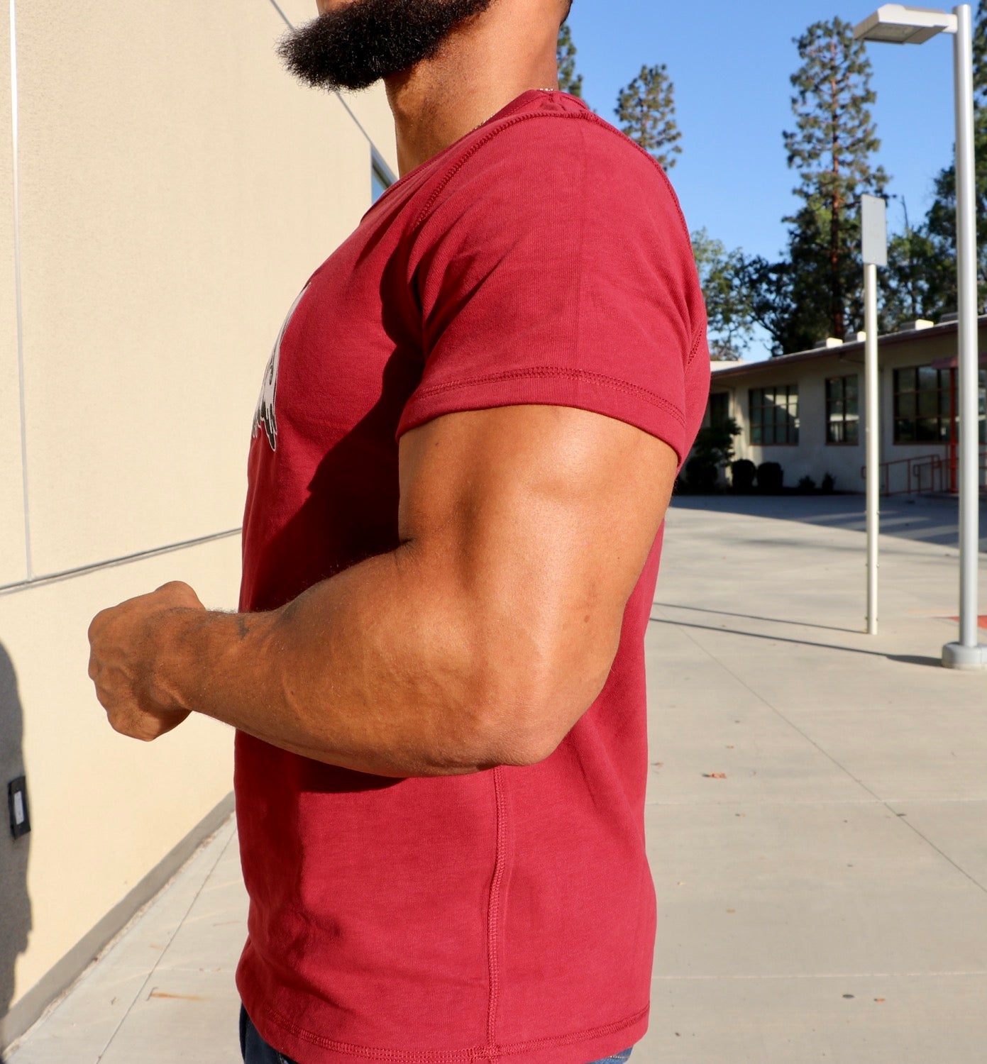 Cranberry "RED" Embroidered T-Shirt image 8