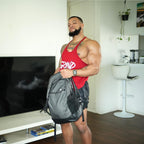 Red "GRIND" Stringer Tank Top image 5