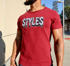 Cranberry "RED" Embroidered T-Shirt image 1