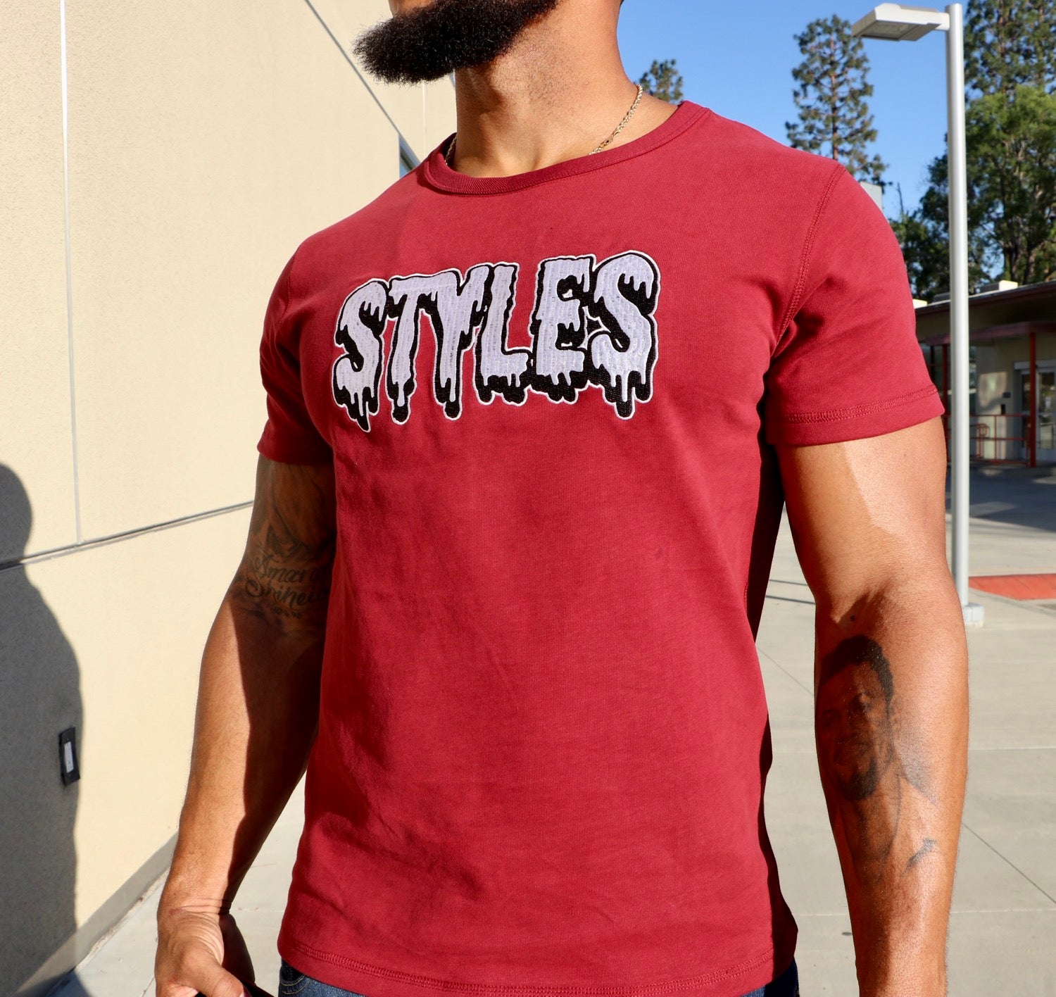 Cranberry "RED" Embroidered T-Shirt image 1