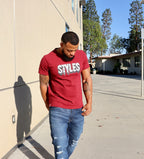 Cranberry "RED" Embroidered T-Shirt image 7