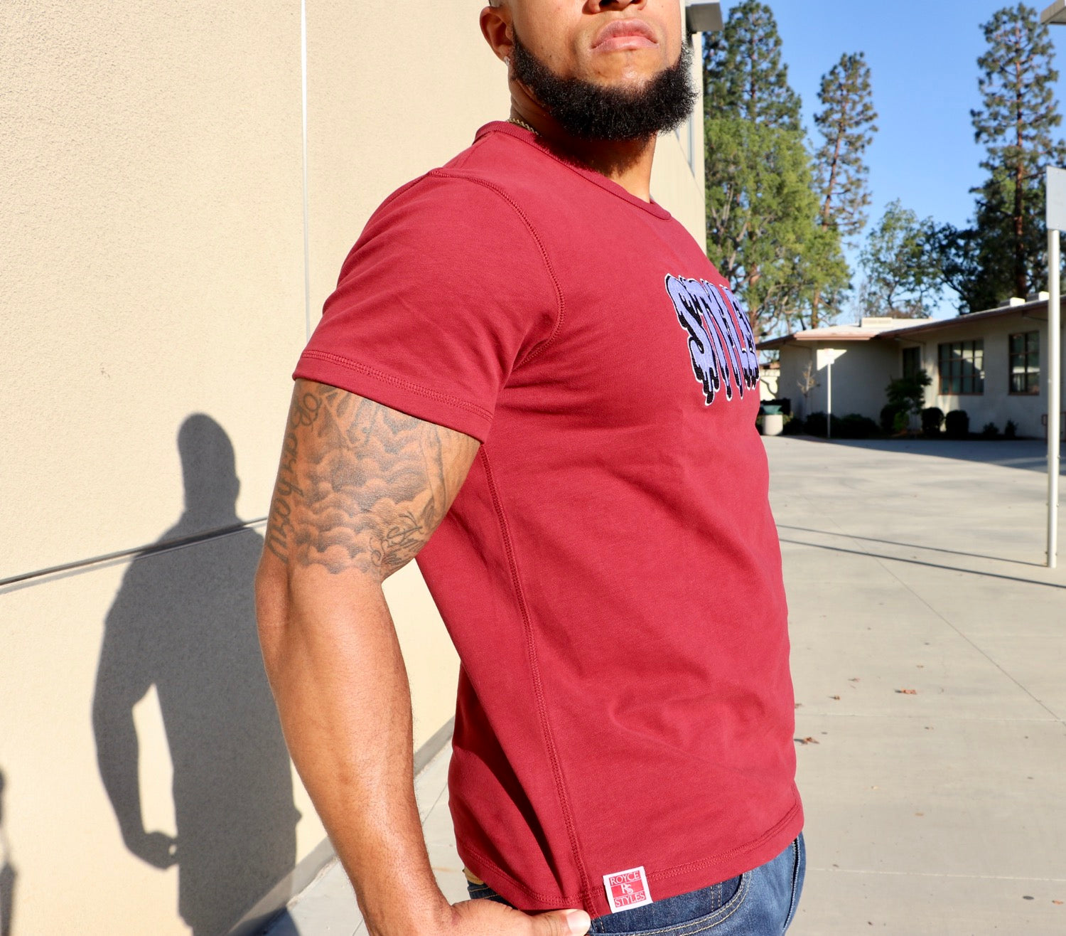 Cranberry "RED" Embroidered T-Shirt image 9
