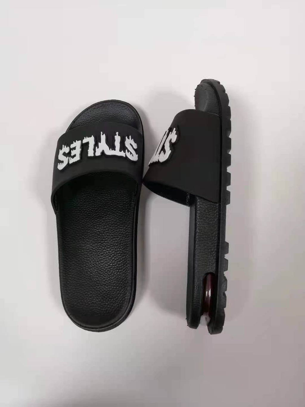 Black Air Bubble Slippers image 0