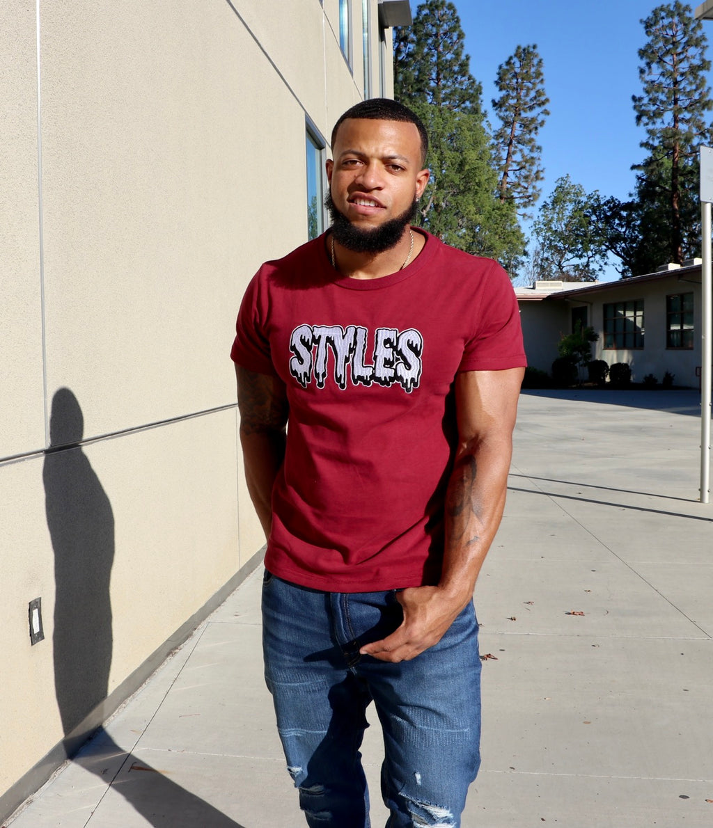 Cranberry "RED" Embroidered T-Shirt image 2