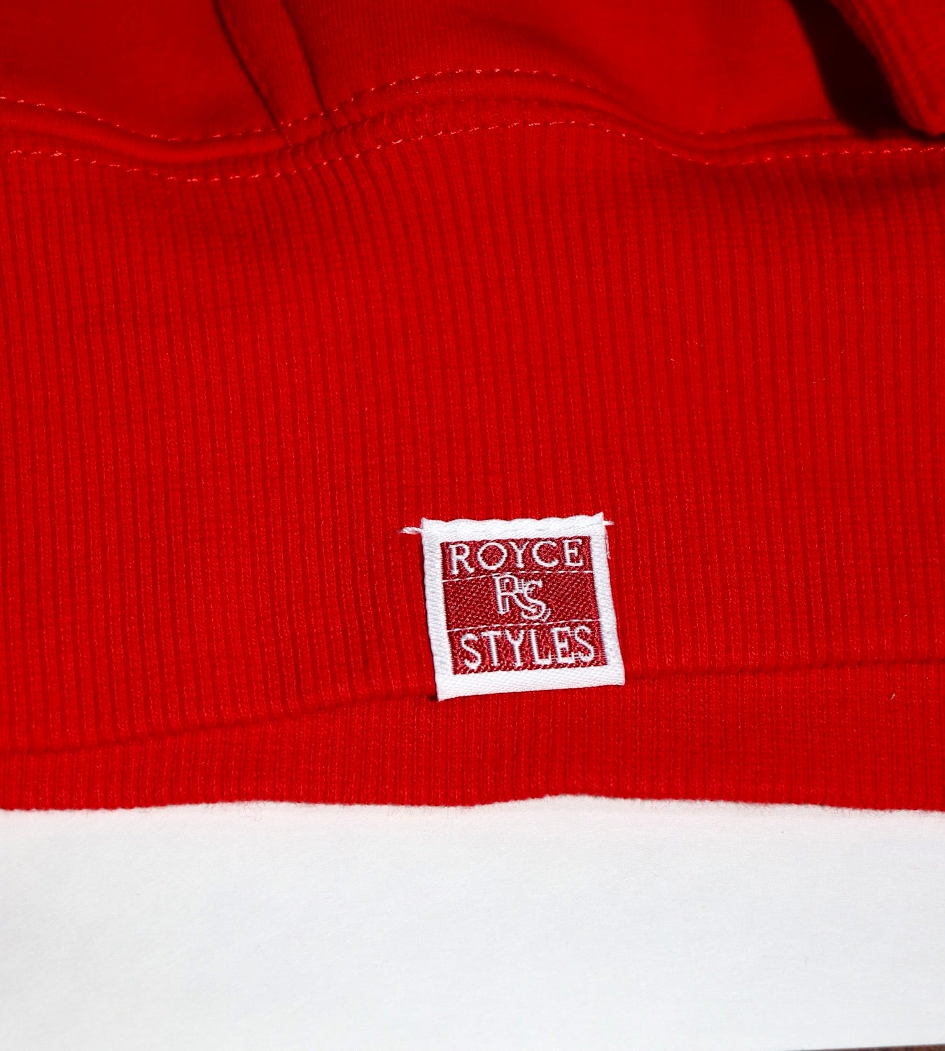 Red Embroidered Crewneck image 9