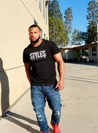 Black Embroidered  T-shirt image 0