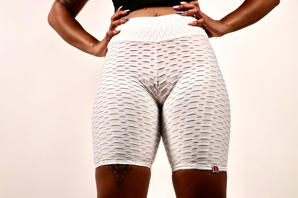 White Biker Shorts