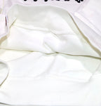 White Embroidered Crewneck