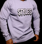 Light Blue Embroidered Crewneck