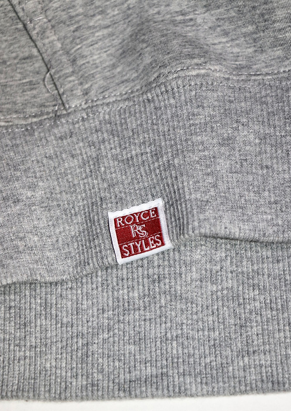 Gray Embroidered Hoodie