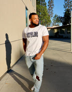 White Embroidered T-shirt