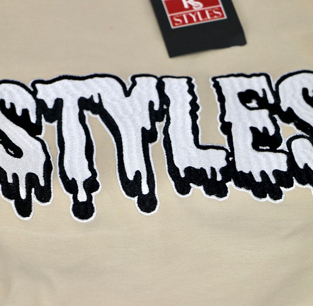 Cream Embroidered Crewneck