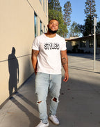 White Embroidered T-shirt