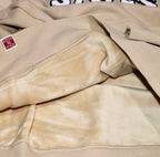 Cream Embroidered Hoodie