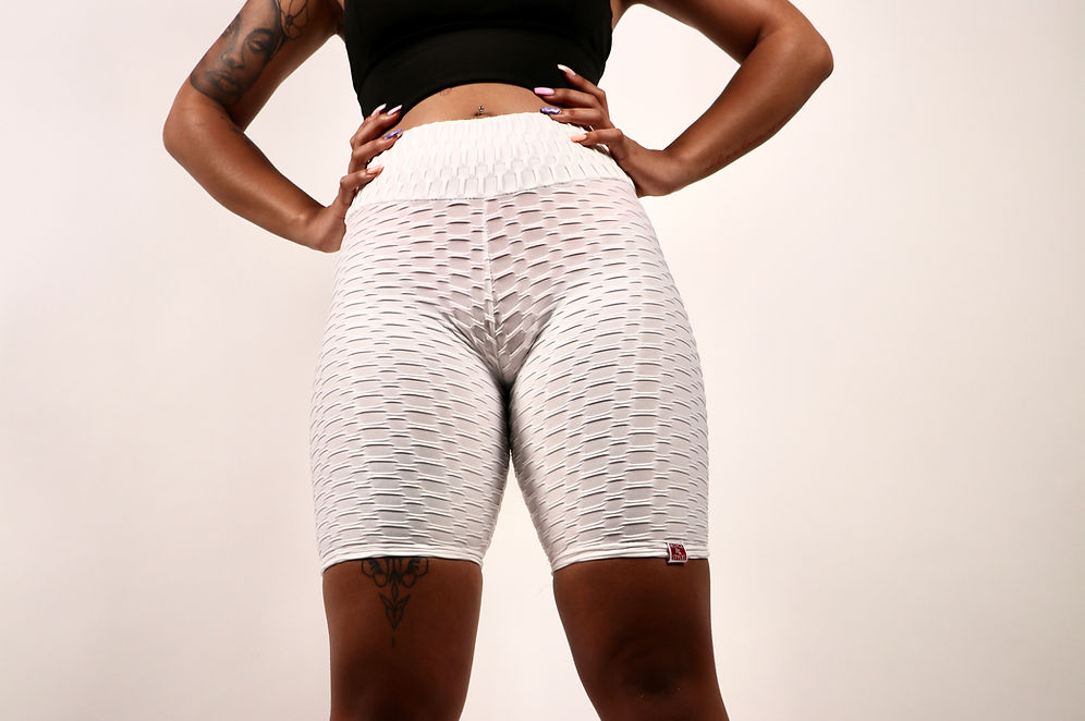 White Biker Shorts
