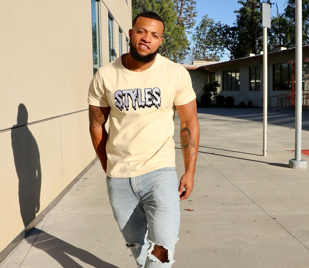 Cream Embroidered T-shirt
