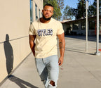 Cream Embroidered T-shirt