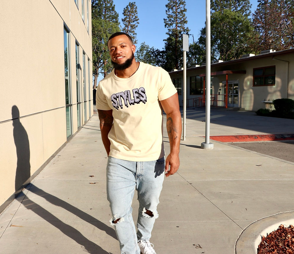 Cream Embroidered T-shirt