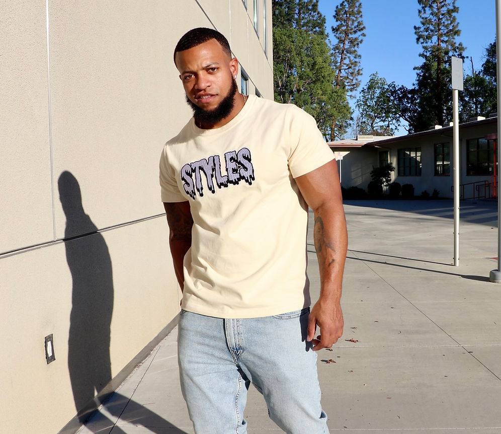 Cream Embroidered T-shirt