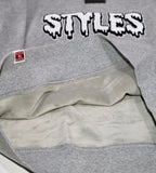 Gray Embroidered Crewneck