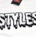White Embroidered Crewneck