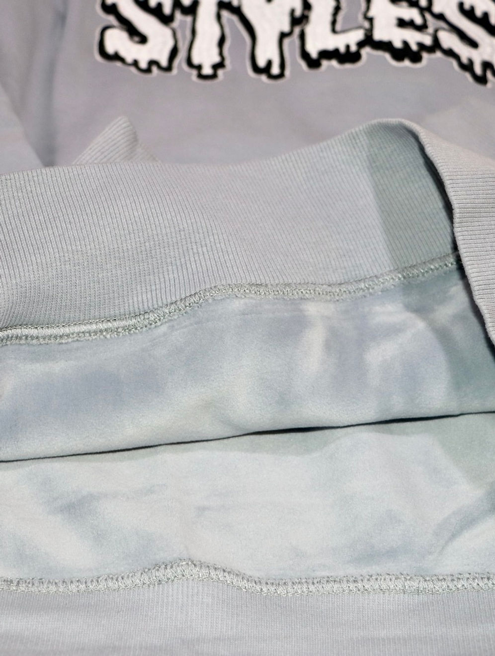 Light Embroidered Blue