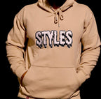 Cream Embroidered Hoodie