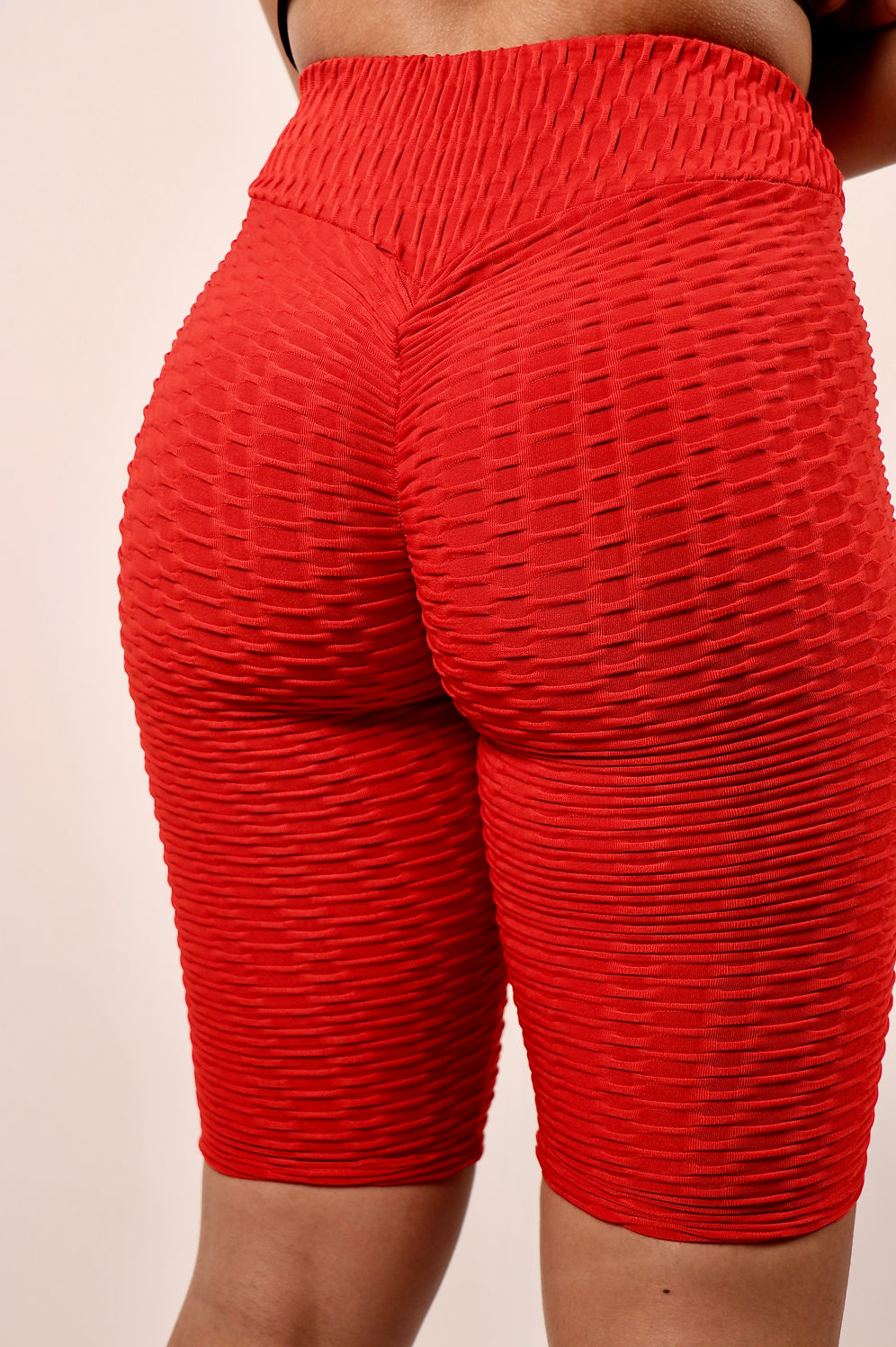Red Biker Shorts
