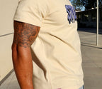 Cream Embroidered T-shirt