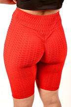 Red Biker Shorts