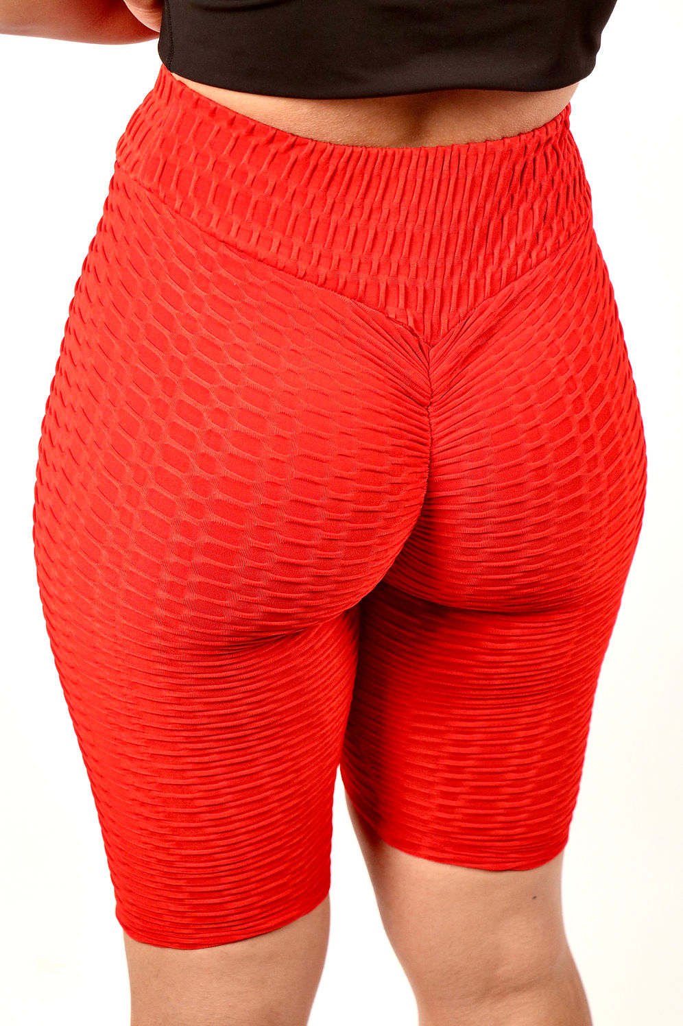 Red Biker Shorts