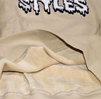 Cream Embroidered Crewneck
