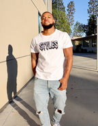 White Embroidered T-shirt