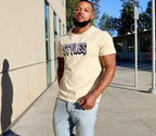 Cream Embroidered T-shirt