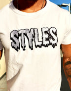White Embroidered T-shirt