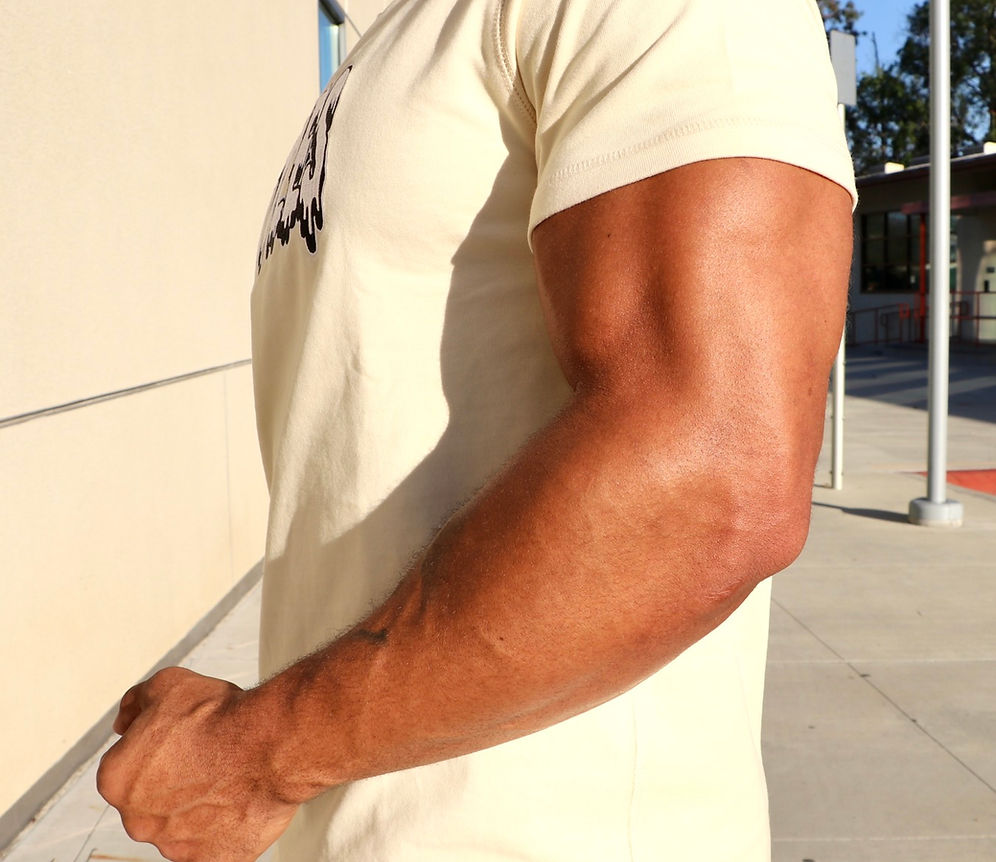 Cream Embroidered T-shirt