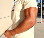 Cream Embroidered T-shirt
