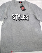 Gray Embroidered T-shirt