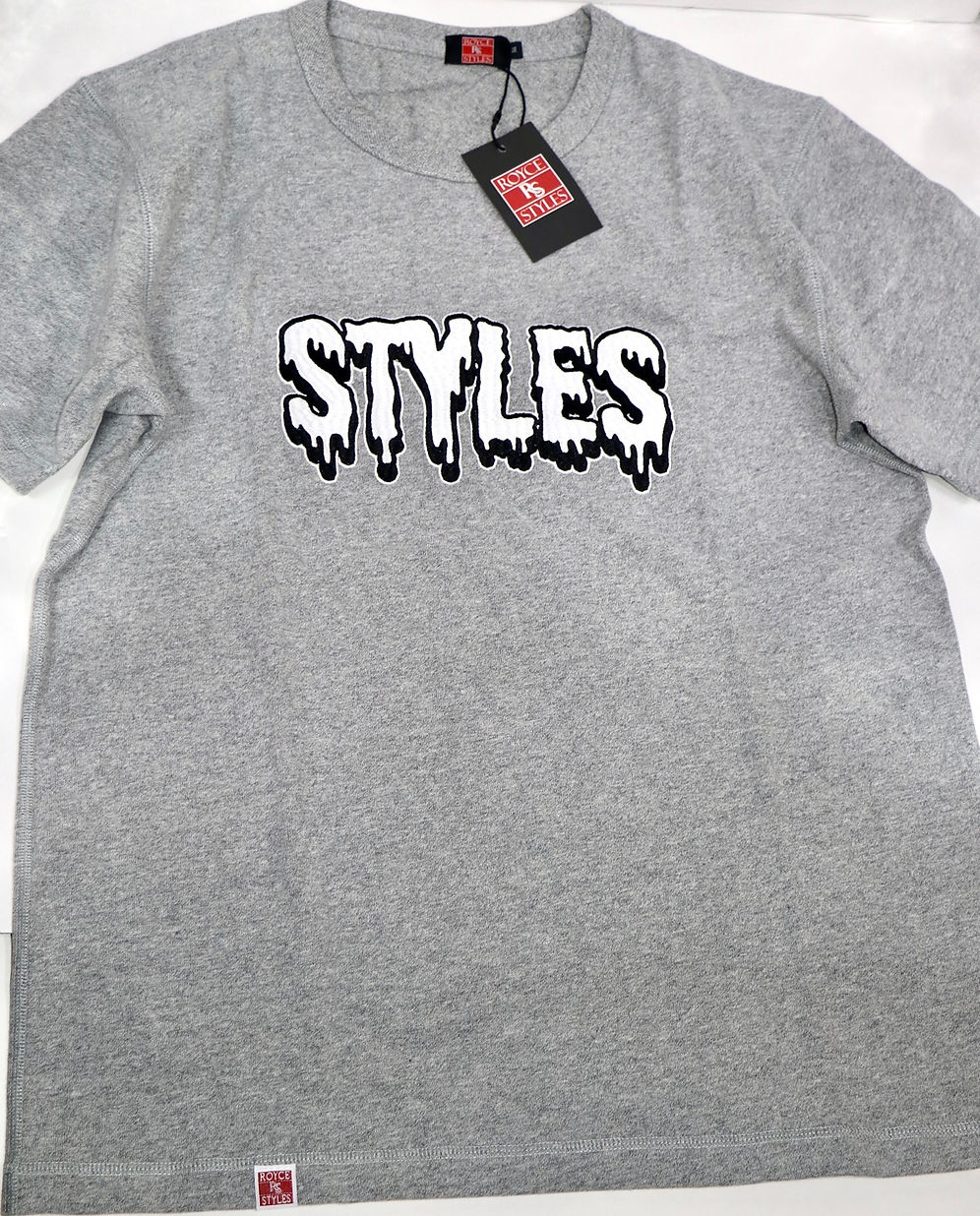 Gray Embroidered T-shirt