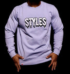 Light Blue Embroidered Crewneck