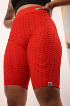 Red Biker Shorts