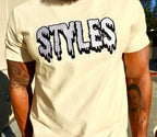 Cream Embroidered T-shirt