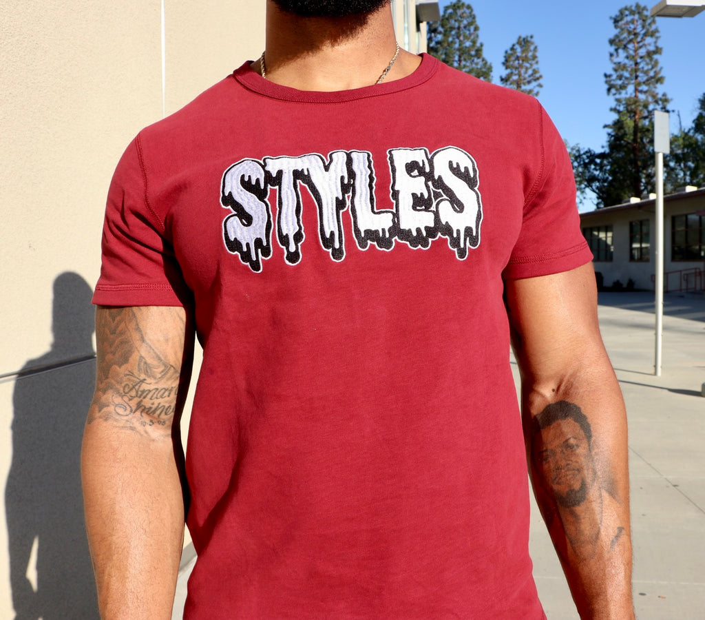 Cranberry "RED" Embroidered T-Shirt image 4