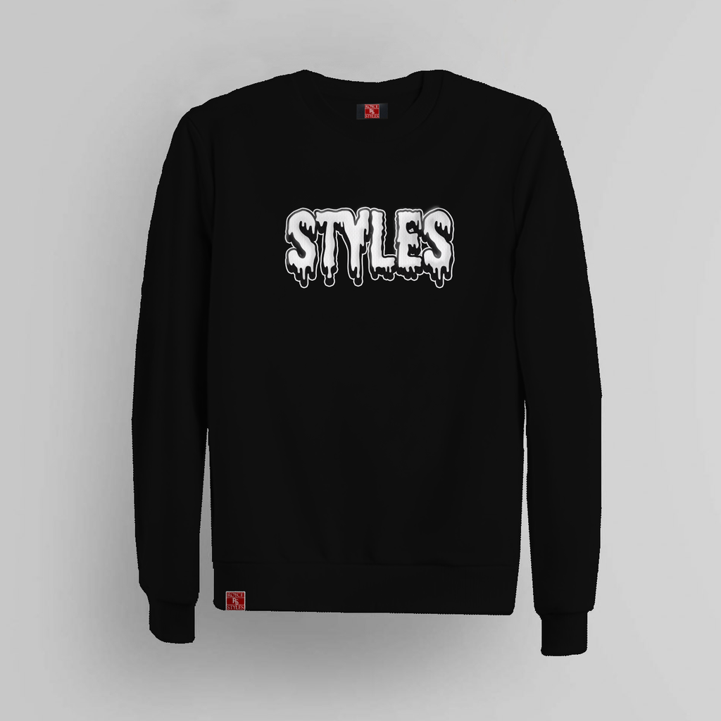 Black Embroidered  Crewneck image 0